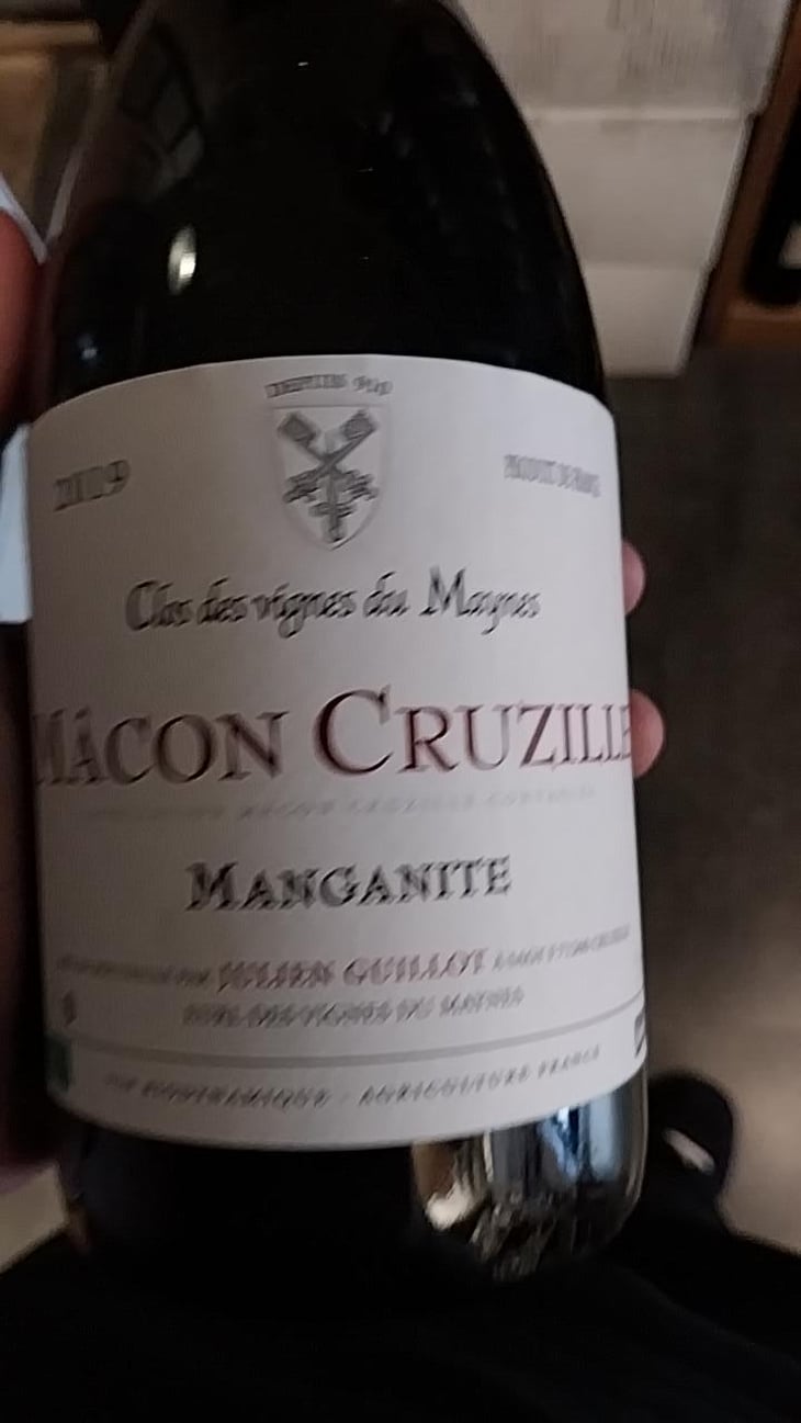 Aragonite - Clos des Vignes du Maynes - Julien Guillot 
