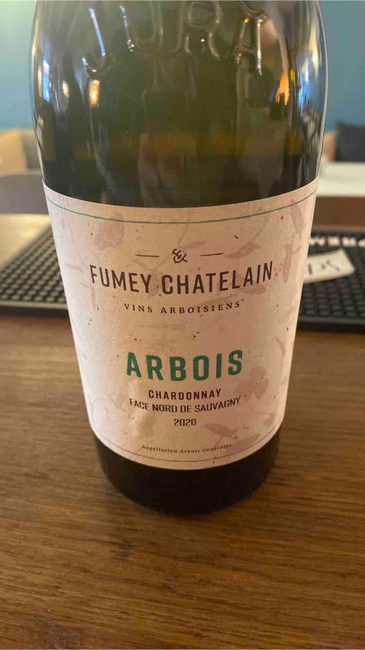 Arbois Chardonnay - Fumey Chatelain - Raphaël Fumey & Adeline Chatelain -2020