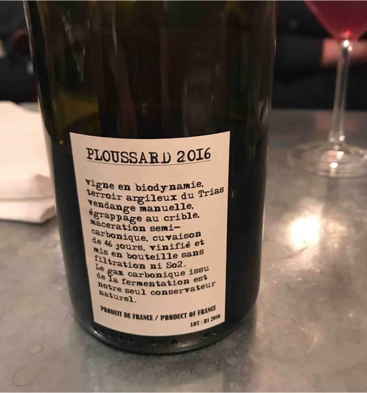 Arbois "Ploussard" - Domaine Renaud Bruyère & Adeline Houillon - Renaud Bruyère & Adeline Houillon 