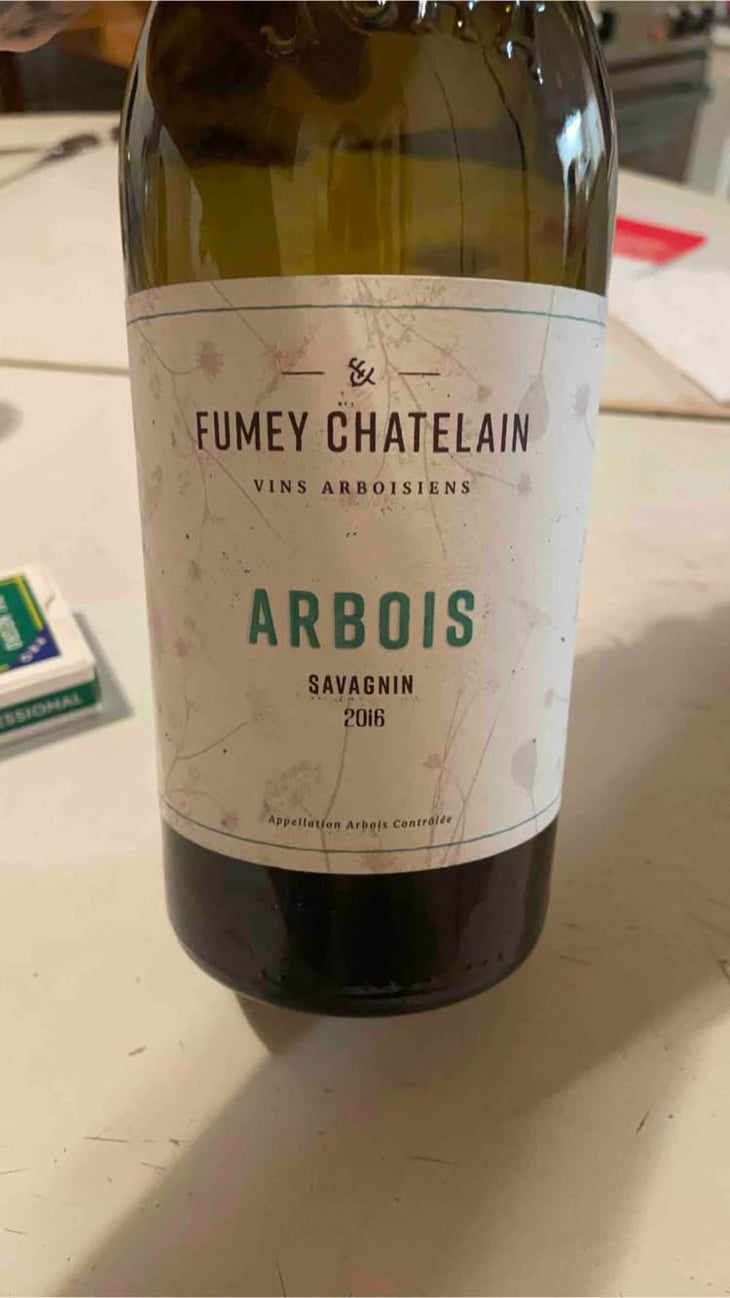 Arbois Savagnin - Fumey Chatelain - Raphaël Fumey & Adeline Chatelain 