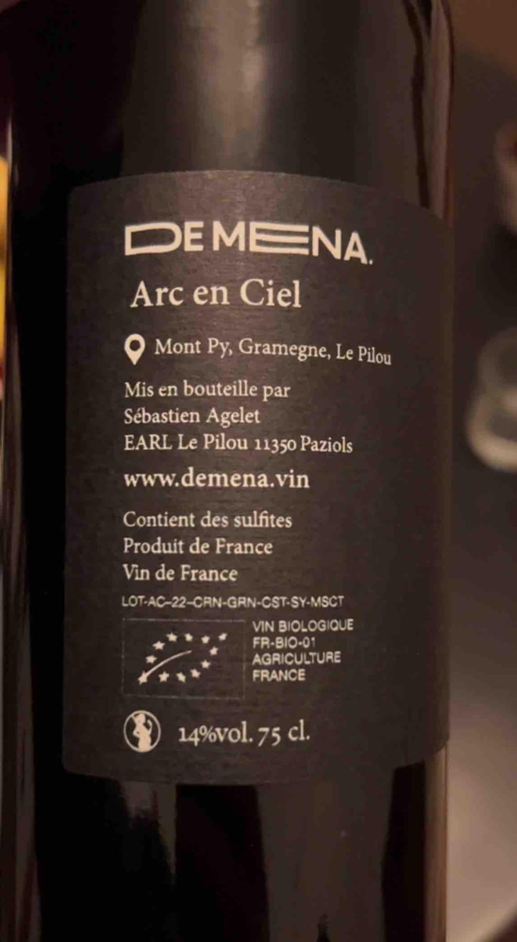 Arc en Ciel - Domaine de Mena - Sébastien Agelet 