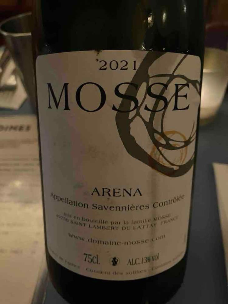 Arena (blanc) - Domaine Mosse - Sylvestre & Joseph Mosse 