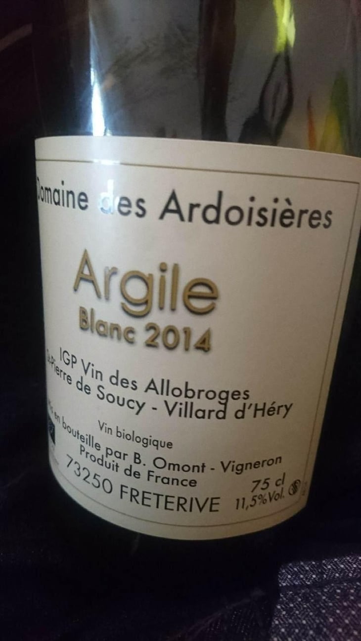 Argile Blanc - Domaine Des Ardoisières - Brice Omont 