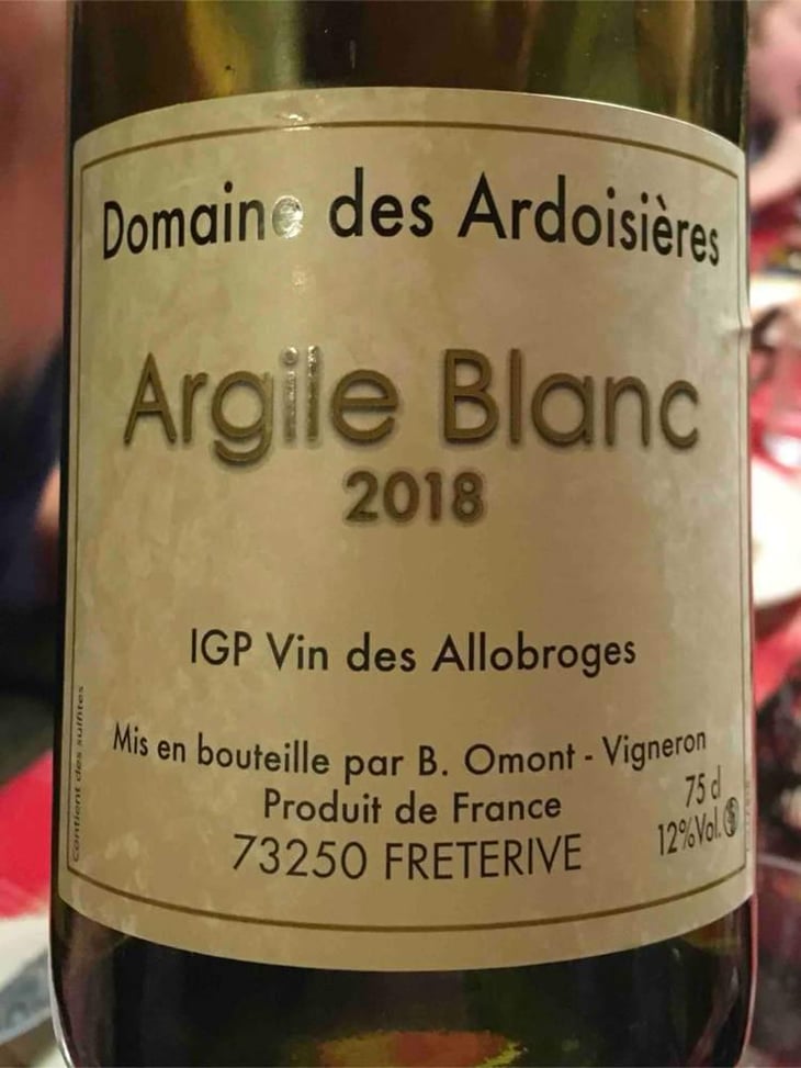 Argile Blanc - Domaine Des Ardoisières - Brice Omont 