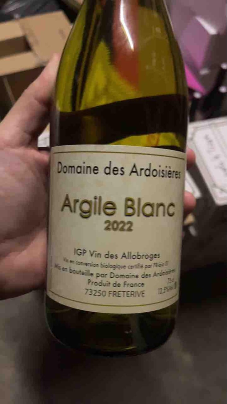 Argile Blanc - Domaine Des Ardoisières - Brice Omont 