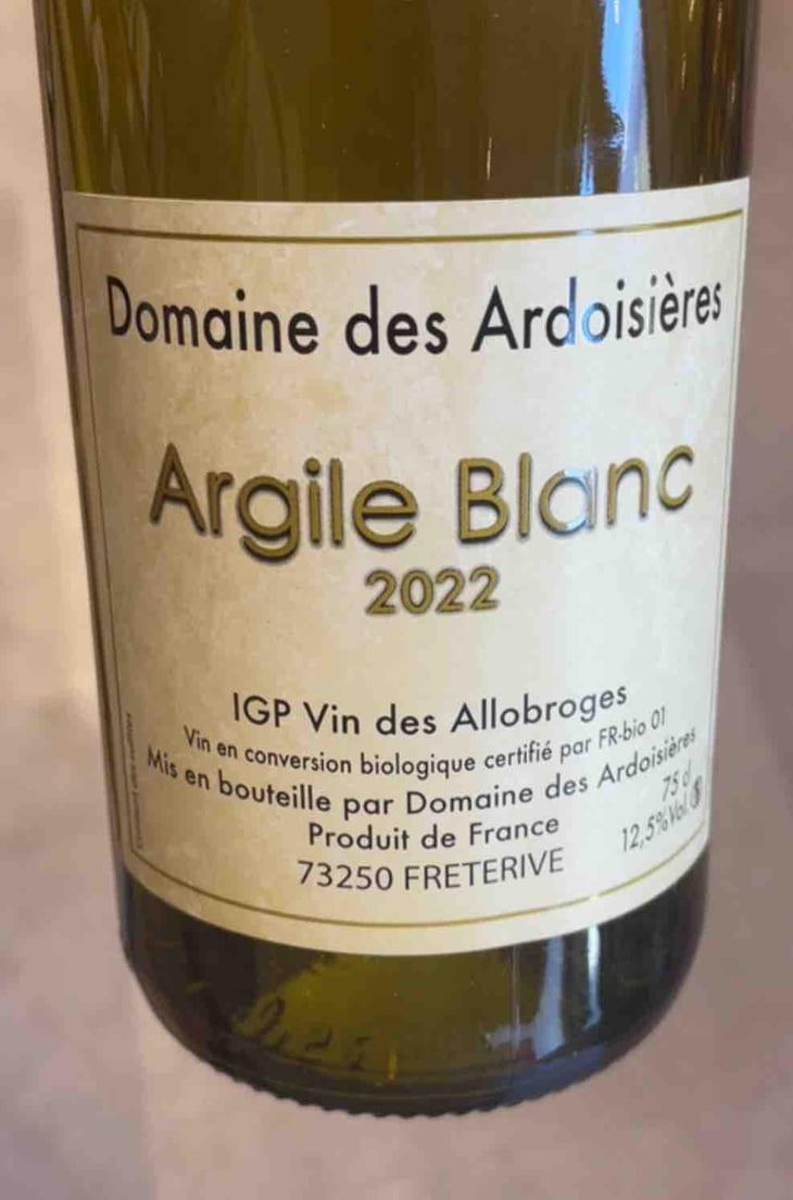 Argile Blanc - Domaine Des Ardoisières - Brice Omont 