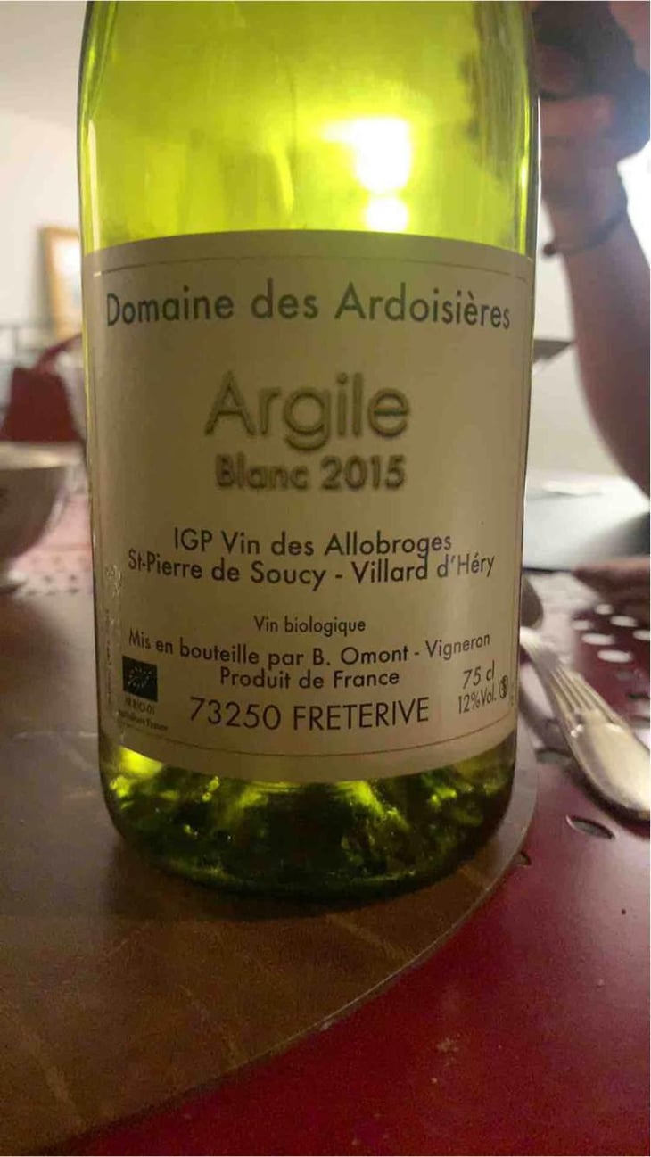 Argile Blanc - Domaine Des Ardoisières - Brice Omont 
