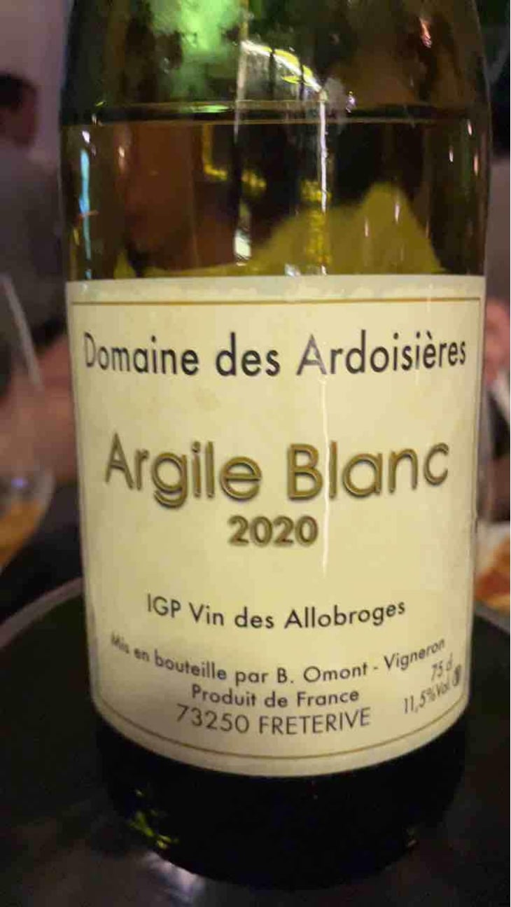 Argile Blanc - Domaine Des Ardoisières - Brice Omont 