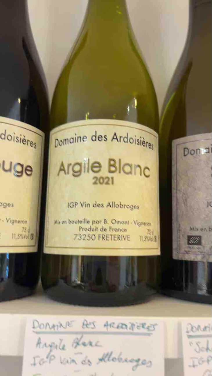 Argile Blanc - Domaine Des Ardoisières - Brice Omont 
