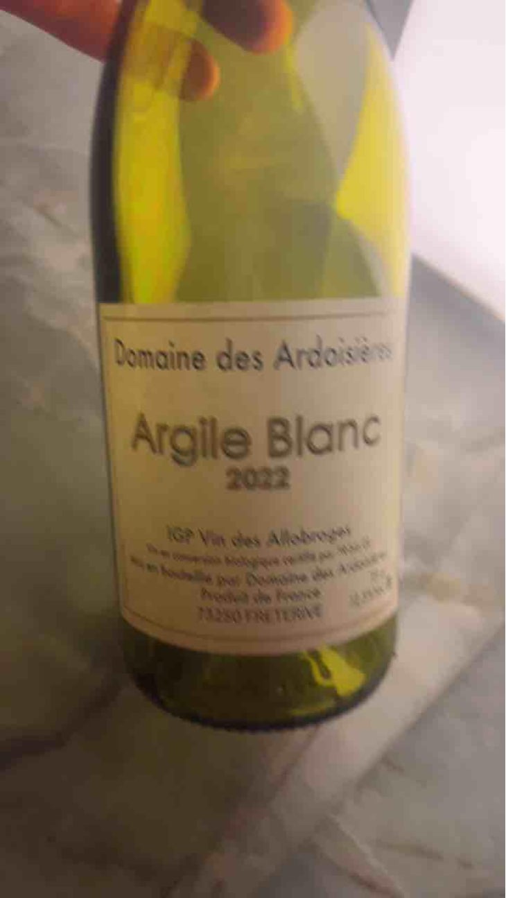 Argile Blanc - Domaine Des Ardoisières - Brice Omont 