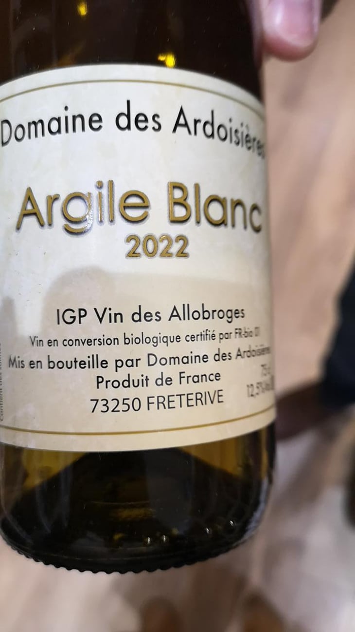 Argile Blanc - Domaine Des Ardoisières - Brice Omont 