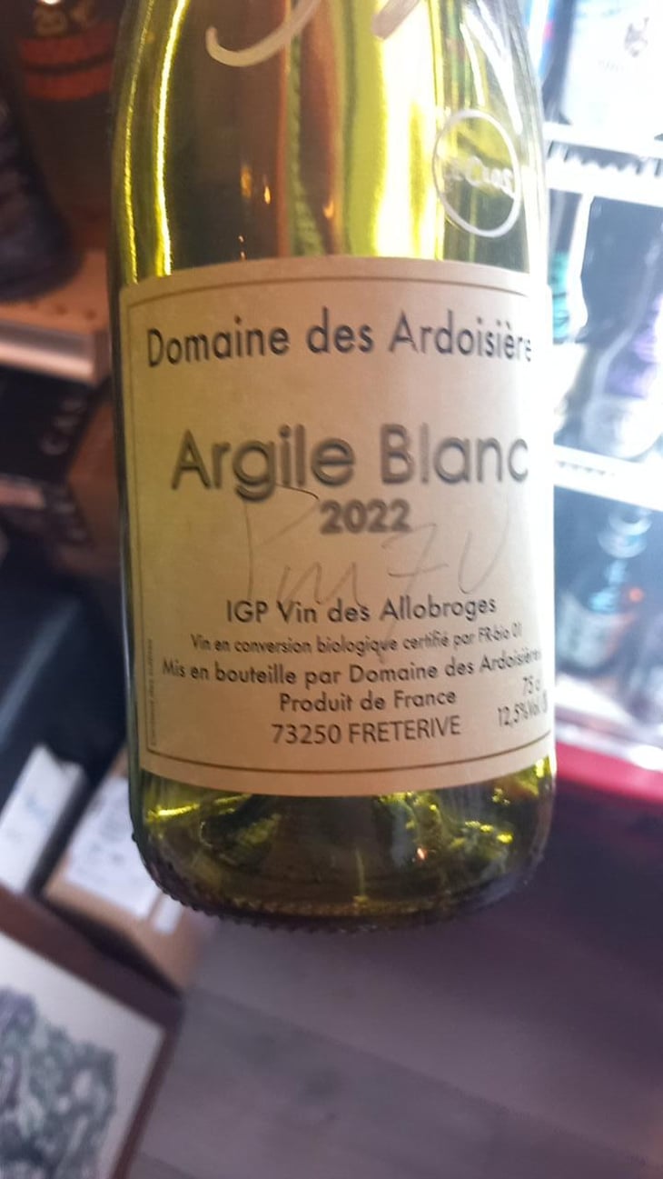 Argile Blanc - Domaine Des Ardoisières - Brice Omont 