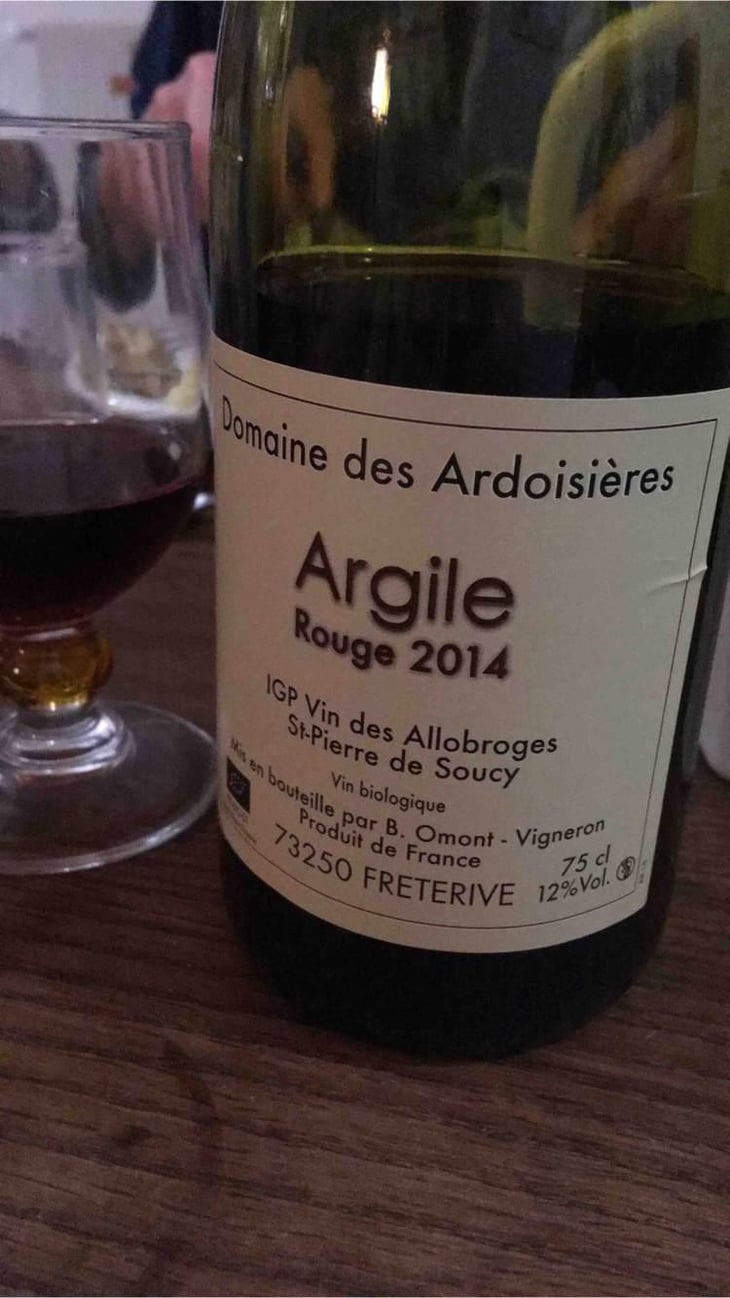 Argile Rouge - Domaine Des Ardoisières - Brice Omont 