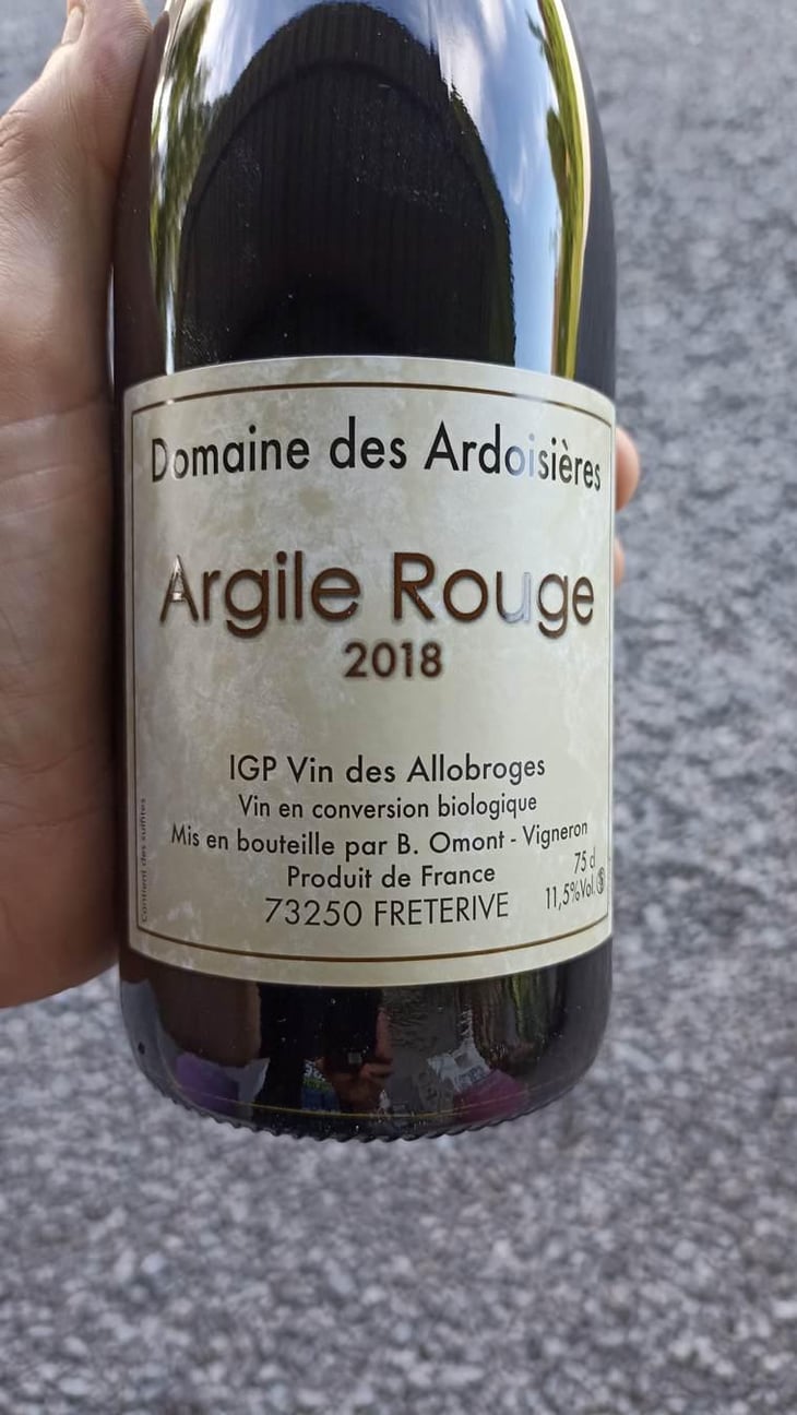 Argile Rouge - Domaine Des Ardoisières - Brice Omont 