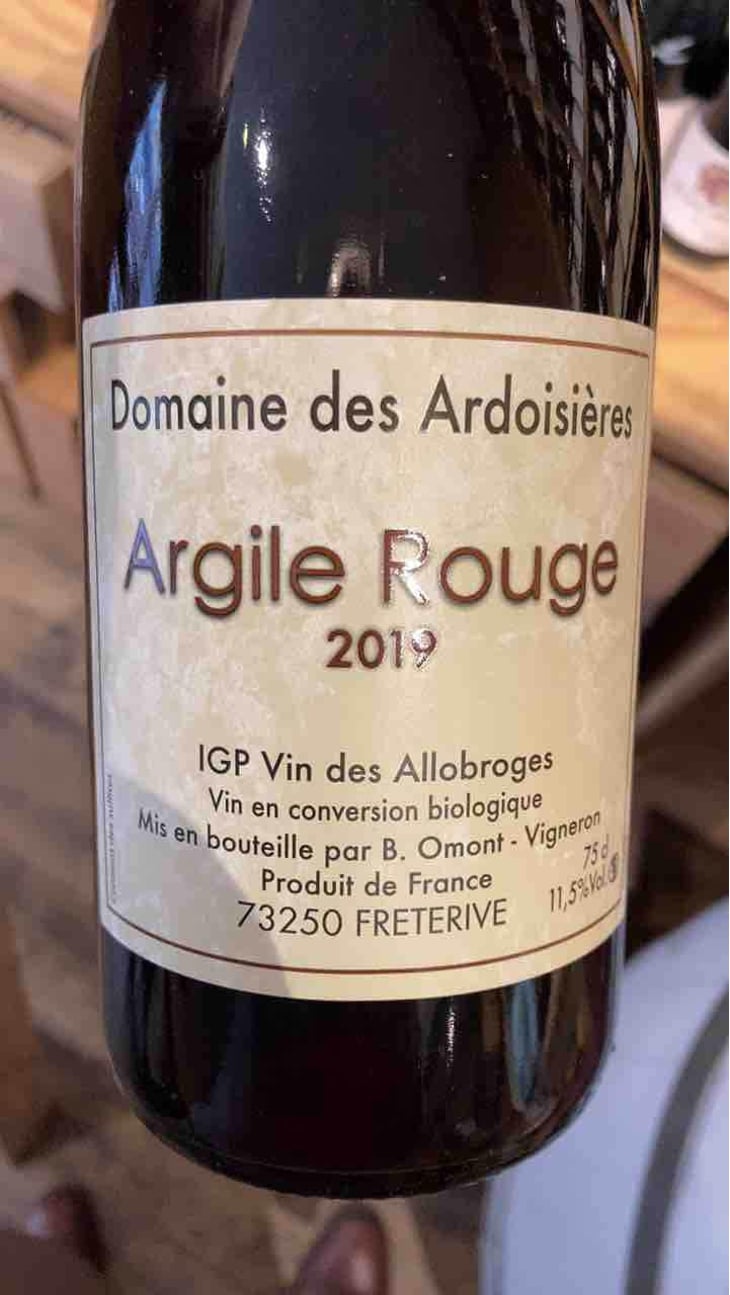 Argile Rouge - Domaine Des Ardoisières - Brice Omont 