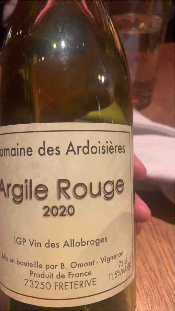 Argile Rouge - Domaine Des Ardoisières - Brice Omont 