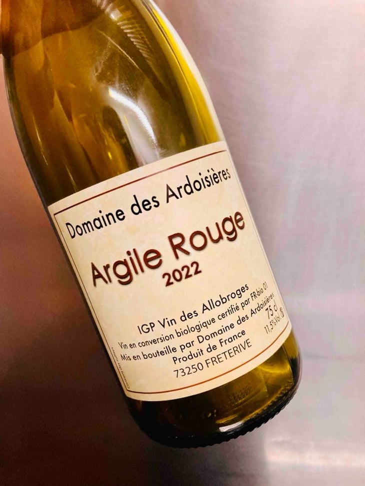 Argile Rouge - Domaine Des Ardoisières - Brice Omont 