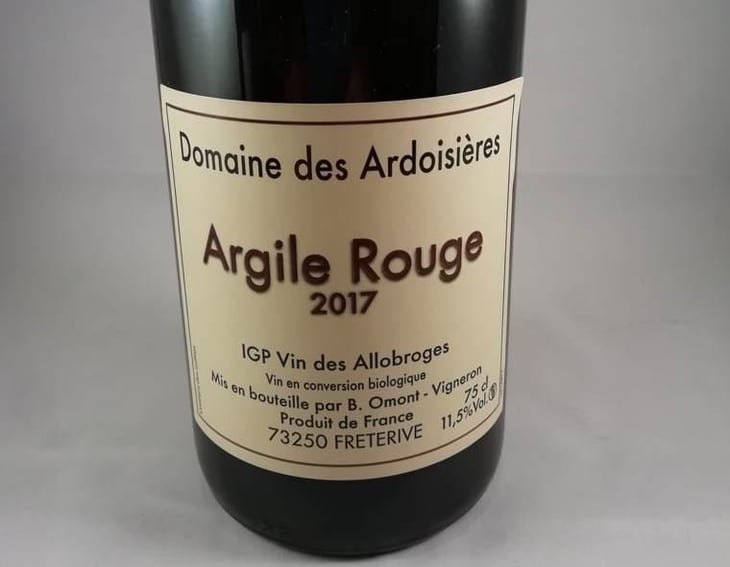 Argile Rouge - Domaine Des Ardoisières - Brice Omont 