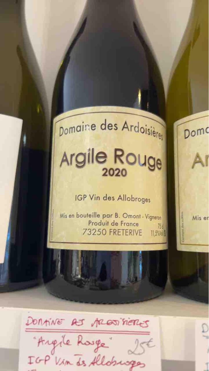 Argile Rouge - Domaine Des Ardoisières - Brice Omont 