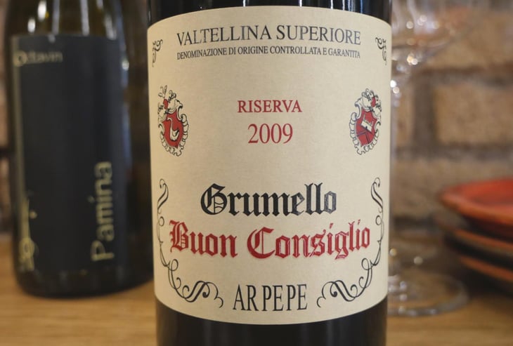 Grumello Buon Consiglio Riserva - Arpepe - Arturo, Guido, Isabella & Emanuele Pelizzatti Perego -2009