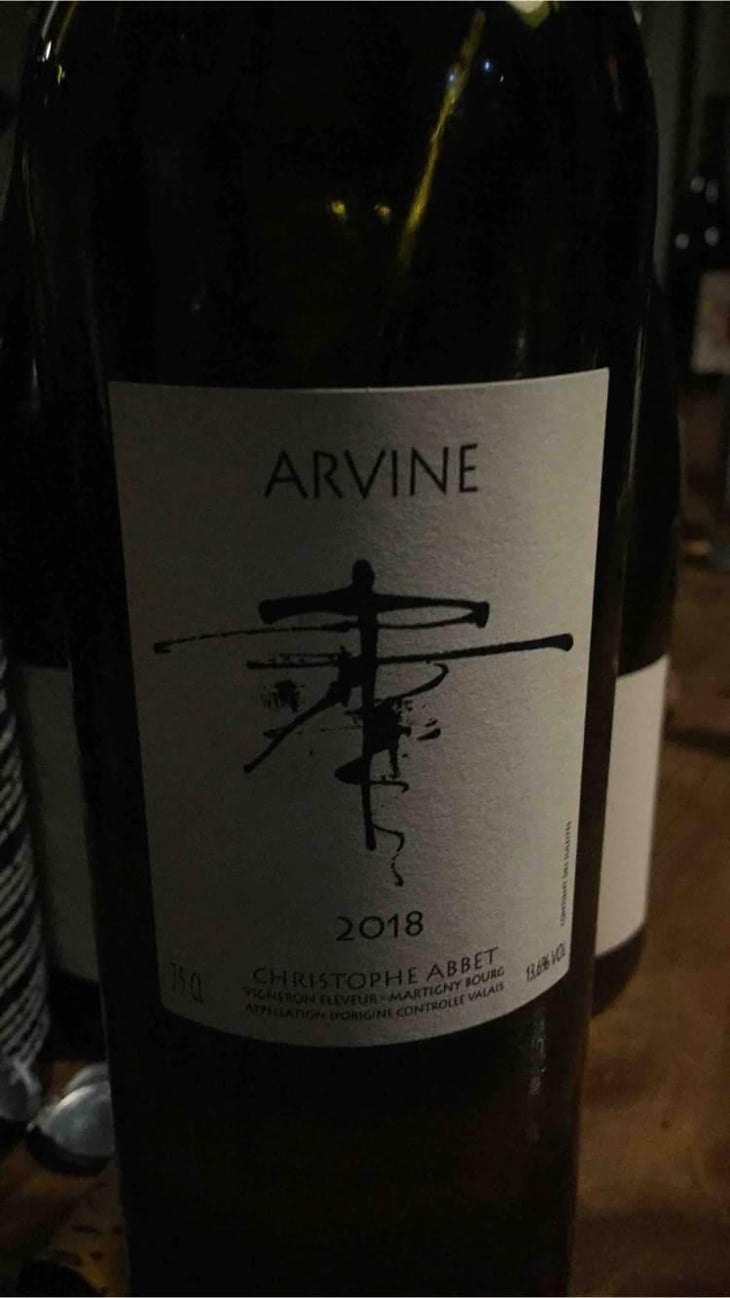 Arvine - Abbet-Vins - Christophe Abbet et Hugo Pozzo di Borgo 
