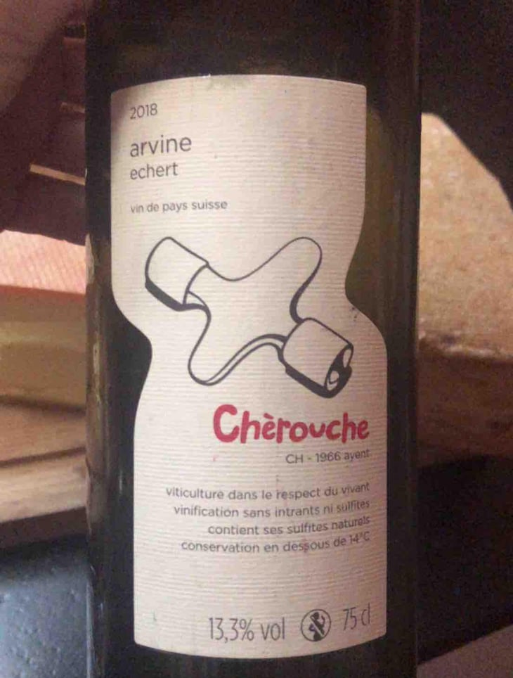 Arvine "Echert" - Domaine de Chèrouche - Andrea Grossmann & Marc Balzan 