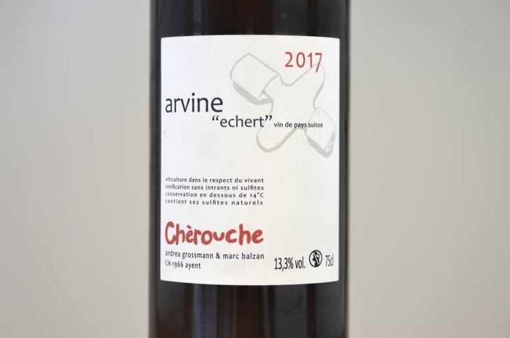 Arvine "Echert" - Domaine de Chèrouche - Andrea Grossmann & Marc Balzan 