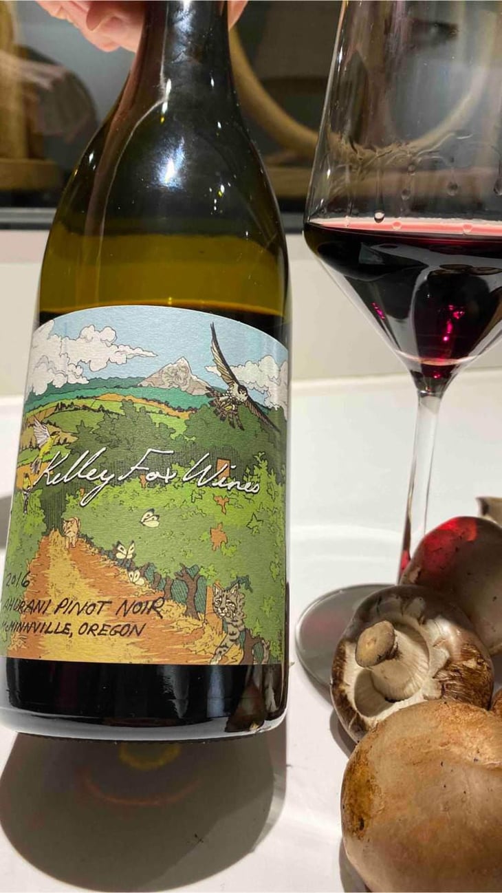 Ahurani Pinot noir - Macminnville Oregon - Kelly Fox 