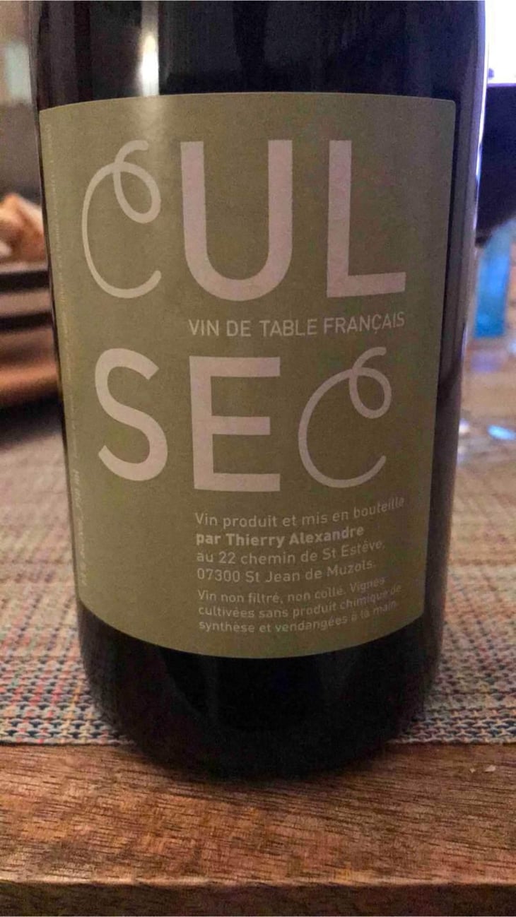 Cul Sec - Thierry Alexandre - Thierry Alexandre 