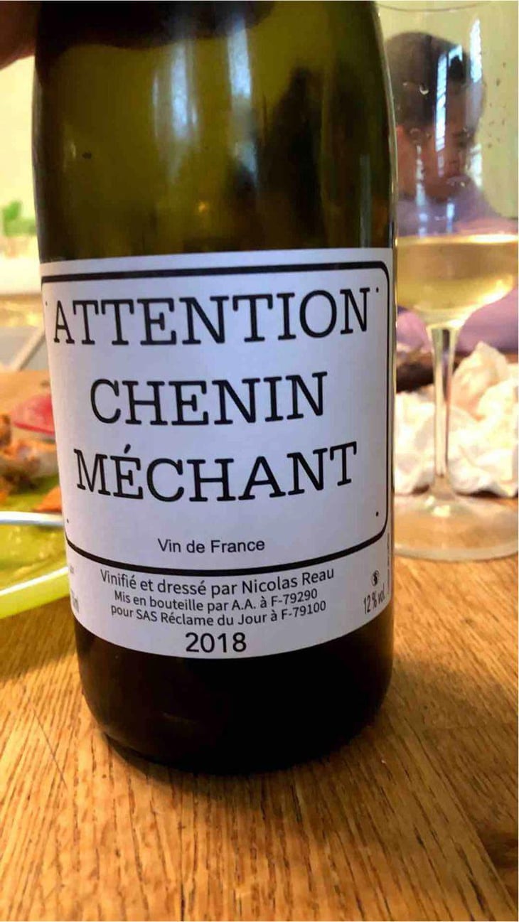 Attention Chenin Méchant - Le Clos des Treilles - Nicolas Reau 