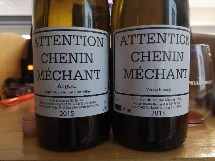 Attention Chenin Méchant - Le Clos des Treilles - Nicolas Reau 