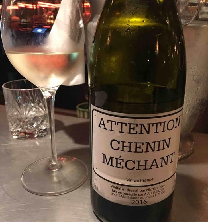 Attention Chenin Méchant - Le Clos des Treilles - Nicolas Reau 