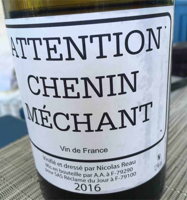 Attention Chenin Méchant - Le Clos des Treilles - Nicolas Reau 