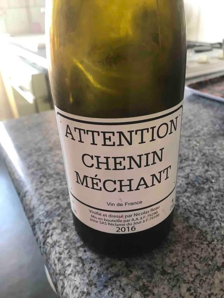 Attention Chenin Méchant - Le Clos des Treilles - Nicolas Reau 