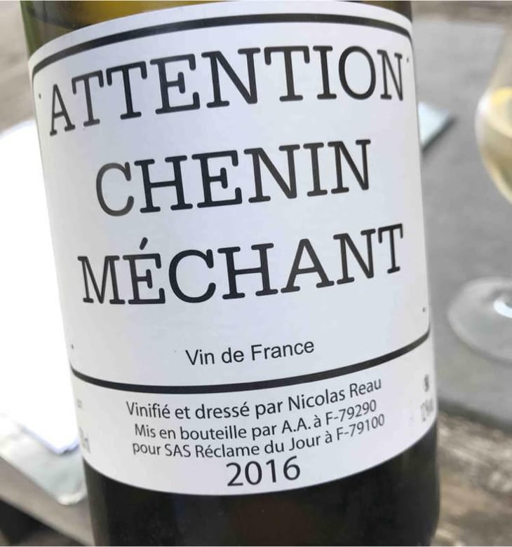 Attention Chenin Méchant - Le Clos des Treilles - Nicolas Reau 