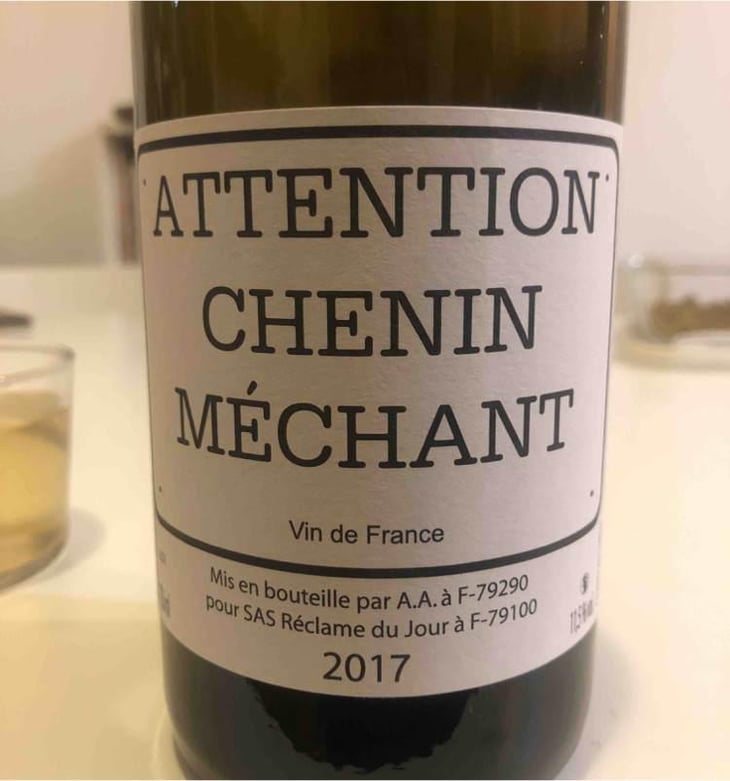 Attention Chenin Méchant - Le Clos des Treilles - Nicolas Reau 