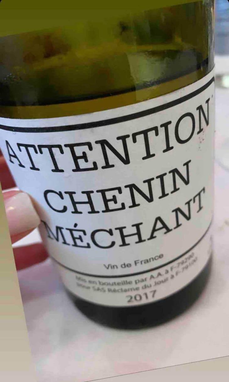 Attention Chenin Méchant - Le Clos des Treilles - Nicolas Reau 