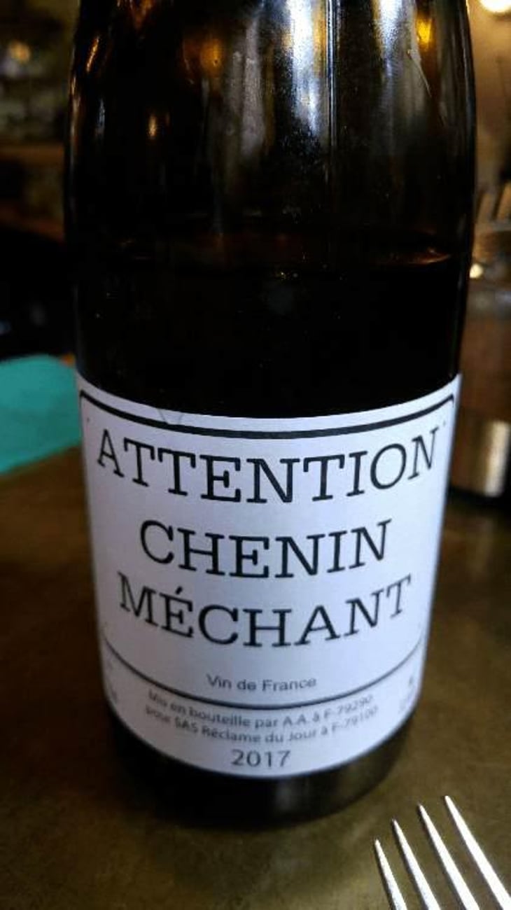 Attention Chenin Méchant - Le Clos des Treilles - Nicolas Reau 