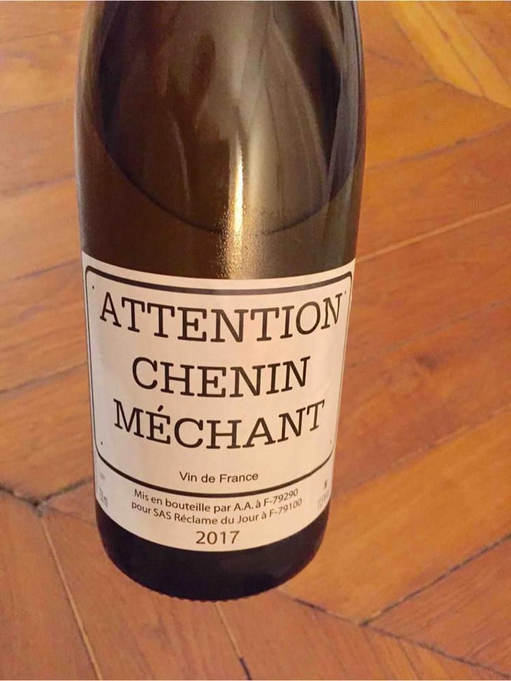 Attention Chenin Méchant - Le Clos des Treilles - Nicolas Reau 