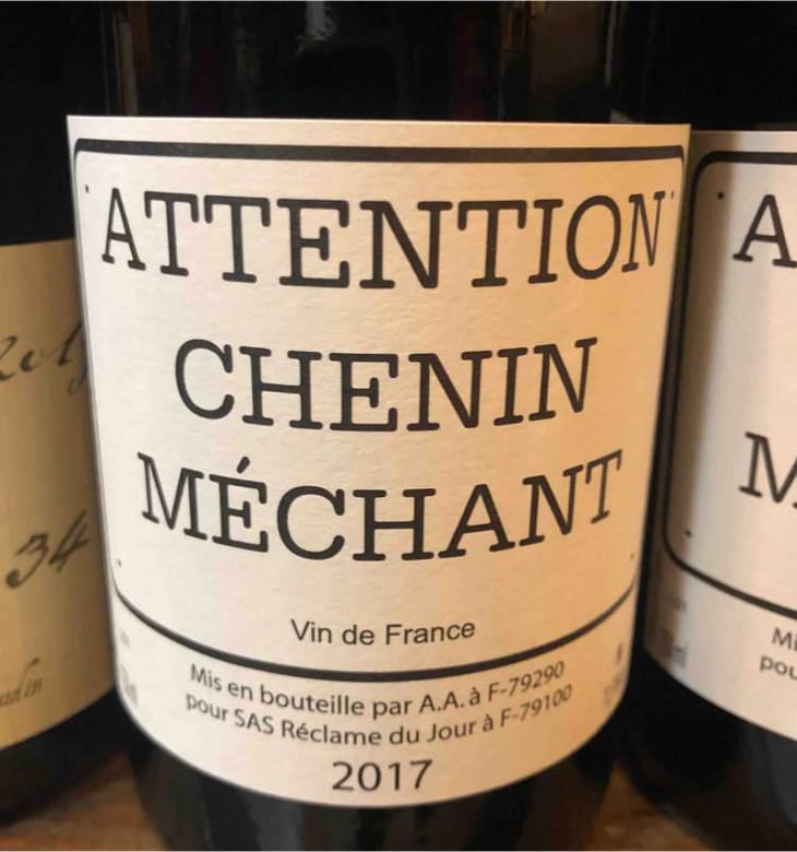 Attention Chenin Méchant - Le Clos des Treilles - Nicolas Reau 