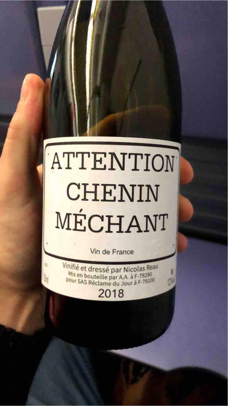 Attention Chenin Méchant - Le Clos des Treilles - Nicolas Reau 