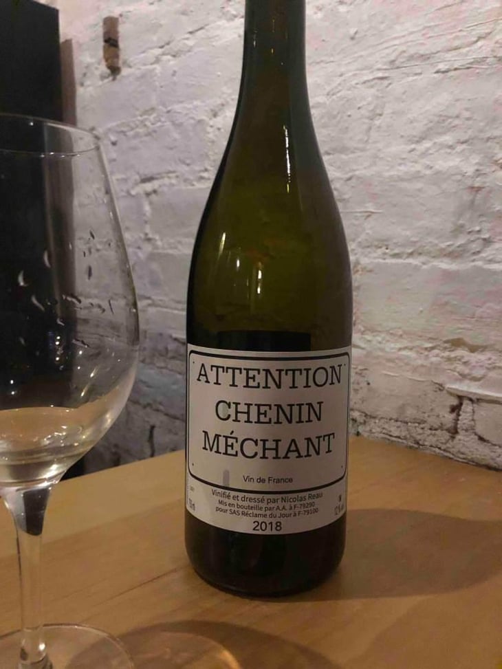 Attention Chenin Méchant - Le Clos des Treilles - Nicolas Reau 