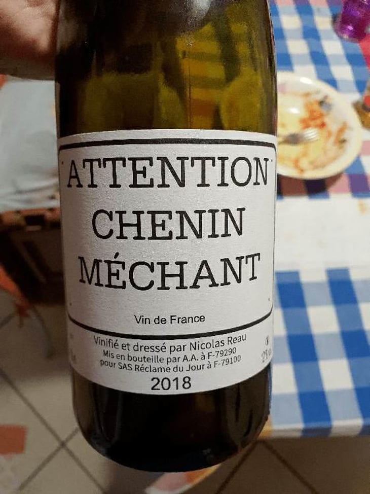 Attention Chenin Méchant - Le Clos des Treilles - Nicolas Reau 