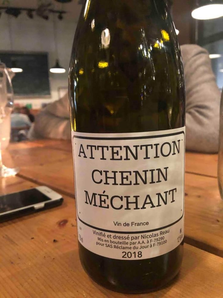 Attention Chenin Méchant - Le Clos des Treilles - Nicolas Reau 