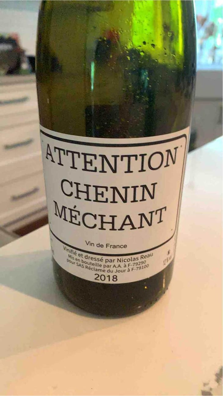 Attention Chenin Méchant - Le Clos des Treilles - Nicolas Reau 