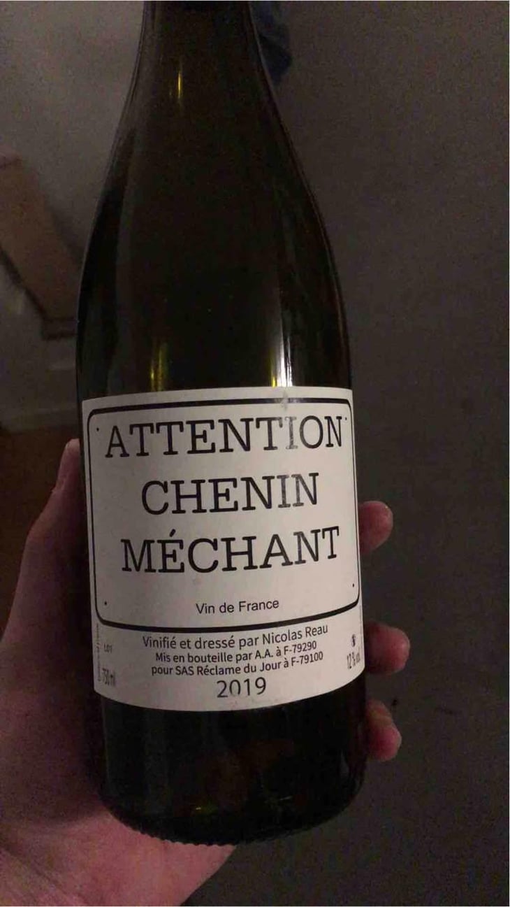 Attention Chenin Méchant - Le Clos des Treilles - Nicolas Reau 