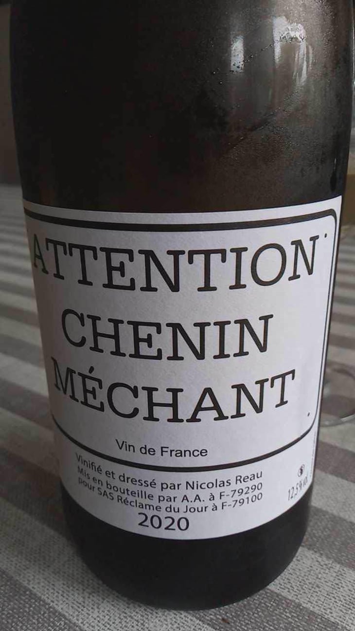 Attention Chenin Méchant - Le Clos des Treilles - Nicolas Reau 