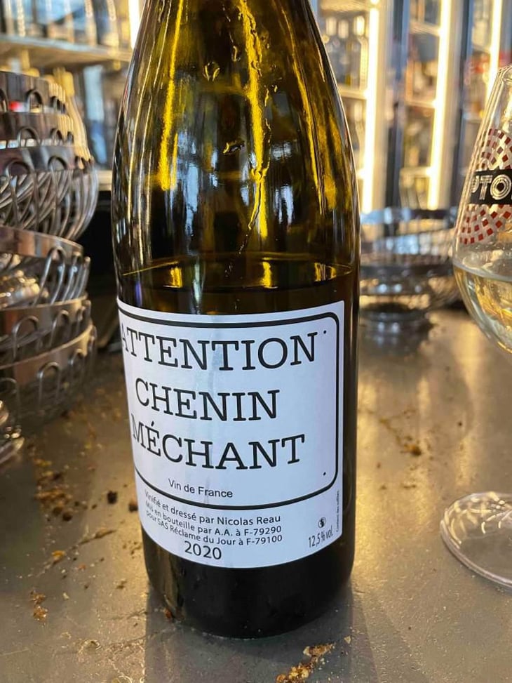 Attention Chenin Méchant - Le Clos des Treilles - Nicolas Reau 