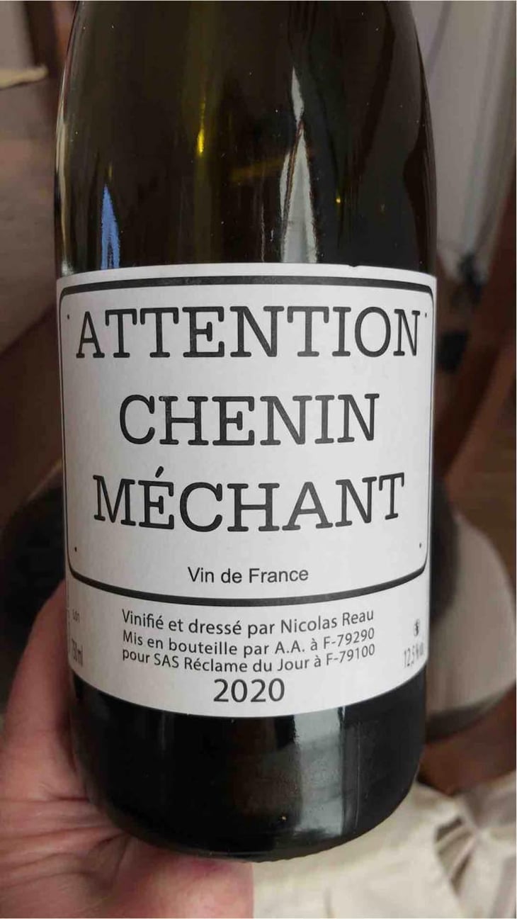Attention Chenin Méchant - Le Clos des Treilles - Nicolas Reau 