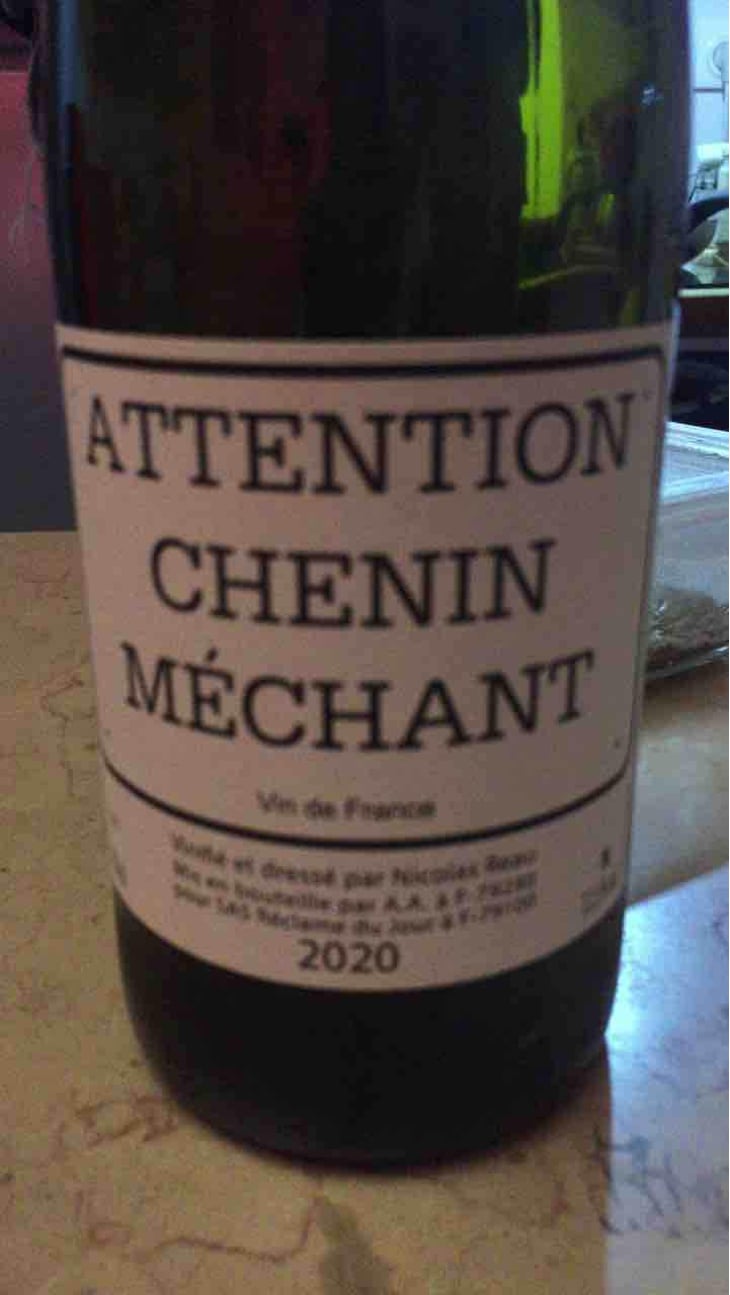 Attention Chenin Méchant - Le Clos des Treilles - Nicolas Reau 